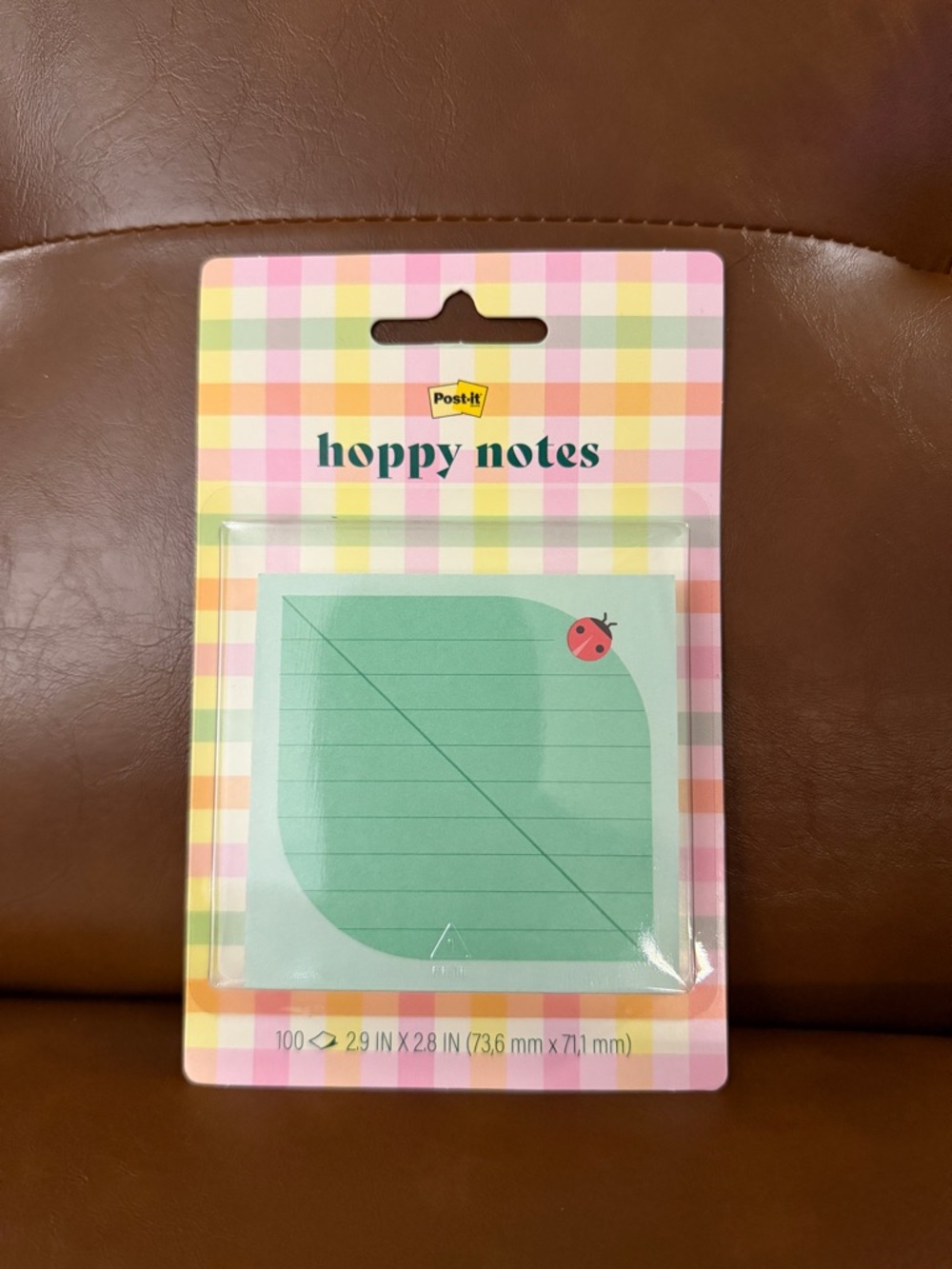 Post-it Hoppy Notes Ladybug Leaf Sticky Notes & Bookmarks Set - Picture 2 of 5